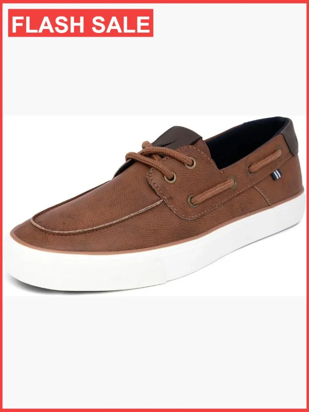 Mens Casual Boat Shoes, Moc-Toe Loafers with Cushioned Insole, Deck Fashion